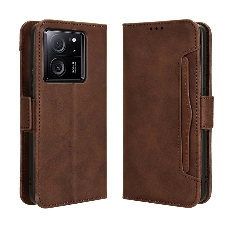 Per Xiaomi Redmi K60 Ultra Leather Wallet Flip Type Multi-Card Slot Leather Book Design Cover Per Redmi K60Ultra Phone Case