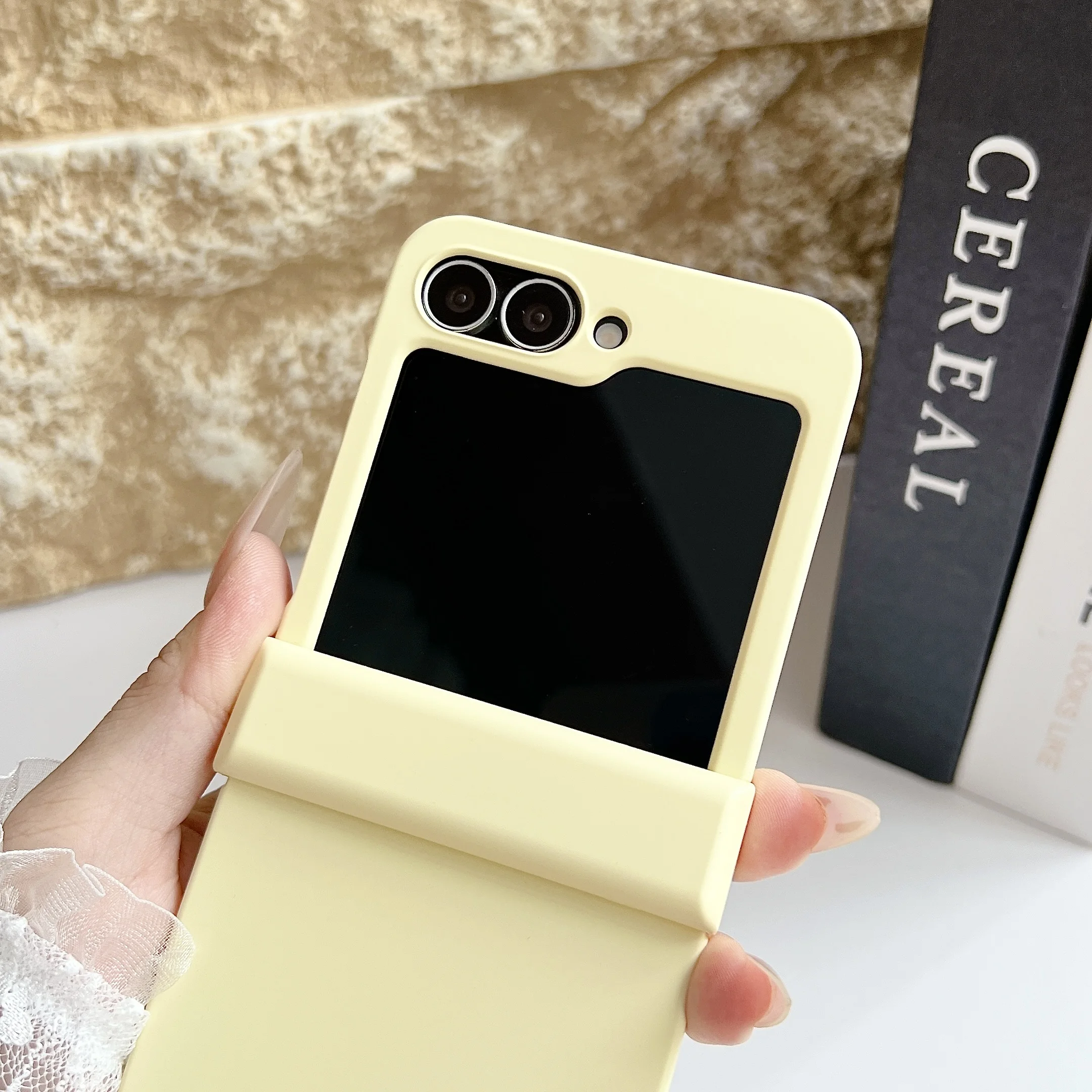 Candy Color Shockproof Foldable Phone Case with Hinge Protection