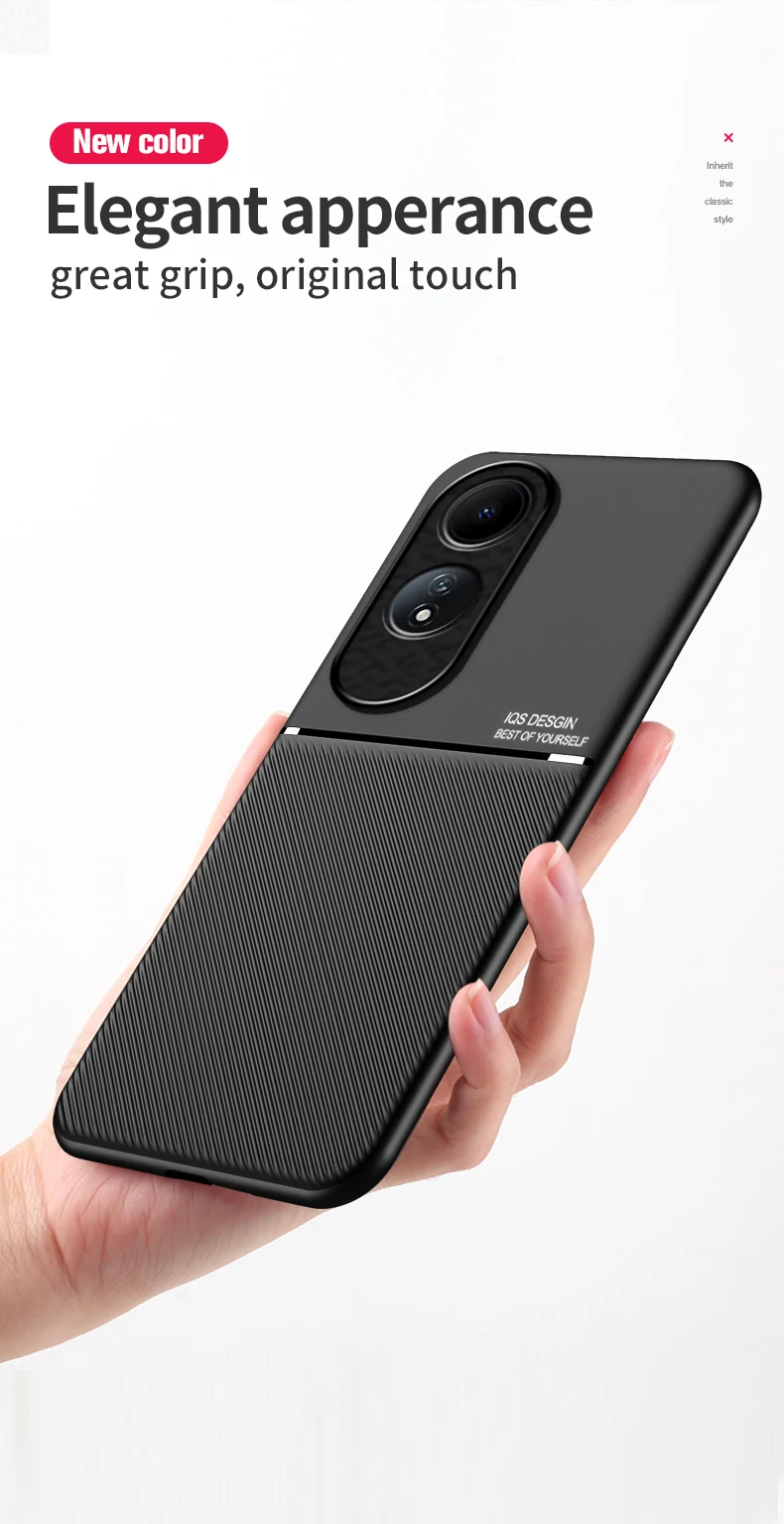 Rugged Non-slip Phone Case With Magnetic Holder For Oppo Series_voghion.com