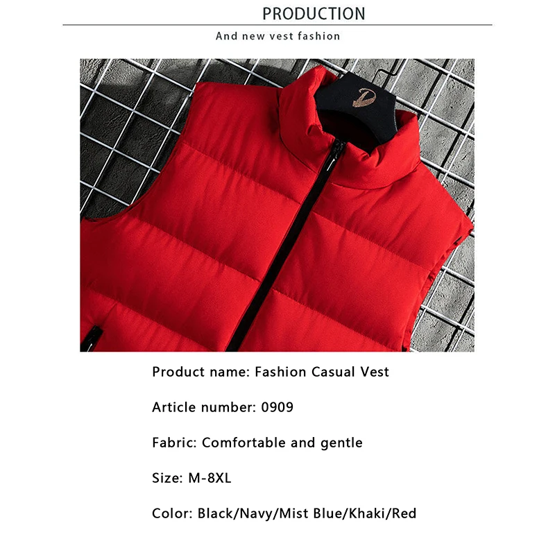 Men s Puffer Vest Quilted Waistcoat Winter Warm Casual Outdoor Padded Lightweight Vest Sleeveless Jacket Coat