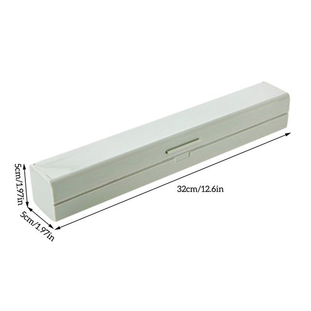 Wrap Dispenser Refillable Roll Container Countertop Fresh Keeping Film Holder Storage Box Kitchen Organizer  Green