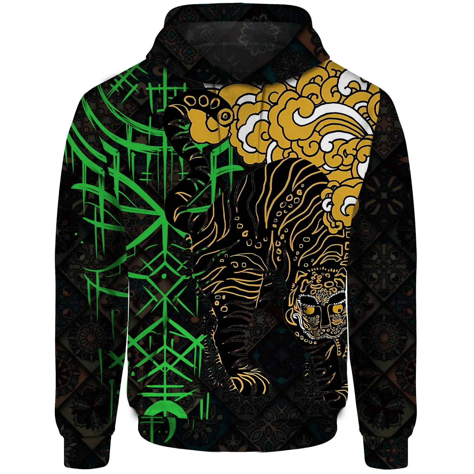 thumbnail image 1 of Sudadera con capucha holgada para hombre, nueva sudadera con capucha de otoño 2024, sudadera con estampado 3D de tigre, sudadera con capucha para hombre, sudaderas Y2k para hombre, 1 of 4