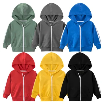 Kids Hooded Zipper Jacket 1