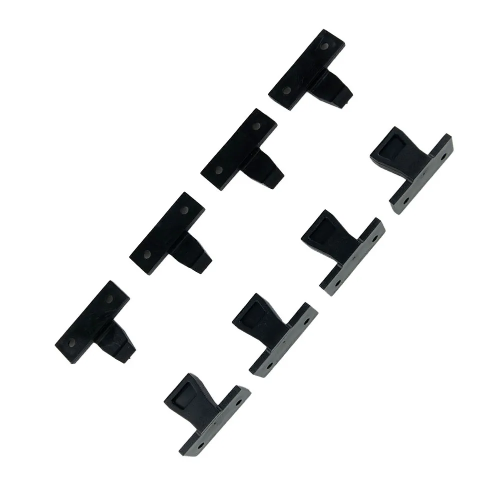 Clips Bracket Press Fit Plastic Plinth 20kg 4 Pack ABS Black Durable Fittings High Quality Materials Kitchen Panel