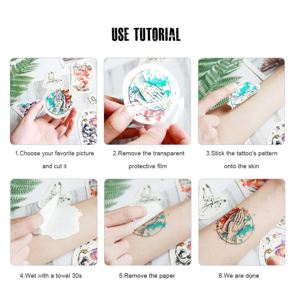Waterproof Temporary Tattoos Mini Flowers Design Tattoo Sticker