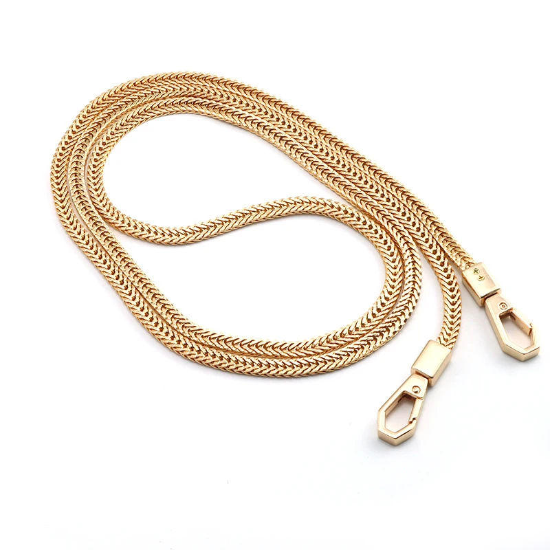 Bag Chain DIY Gold/Silver/Gun Black Bag Strap Replacement Purse Chain Shoulder Bag Straps Small Handbag Purse Handle Chain