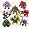 Disney Building Blocks Mini Model Figures Big Goblin Spiderman Iron Man Venom Captain Hawk Deadpool Technic Armor City Gift Toys 1