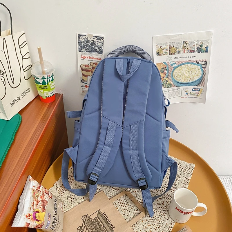 JOYPESSIE Fashion Lovers Rucksack High School Bookbag for Girls Boy Schoolbag Women Travel Bag Mochila Men Laptop Backpack Black
