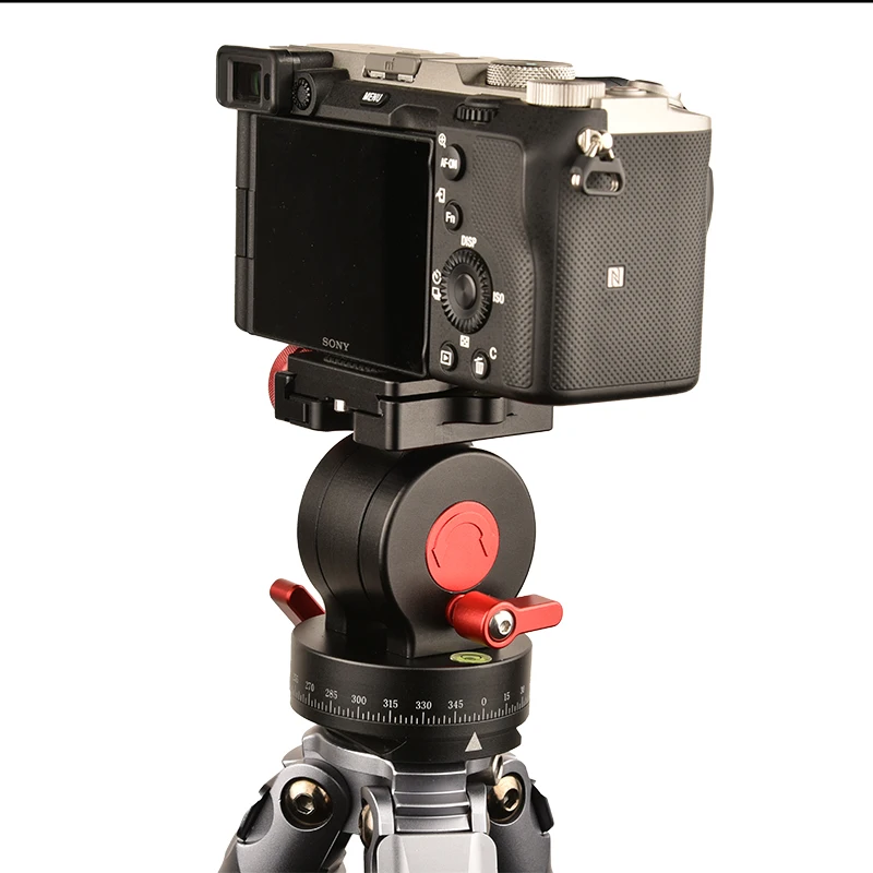 Panorâmica Hidráulica Fluid Video Damping Head Monopod Câmera Holder Stand Mobile Slr Dslr - Image 6