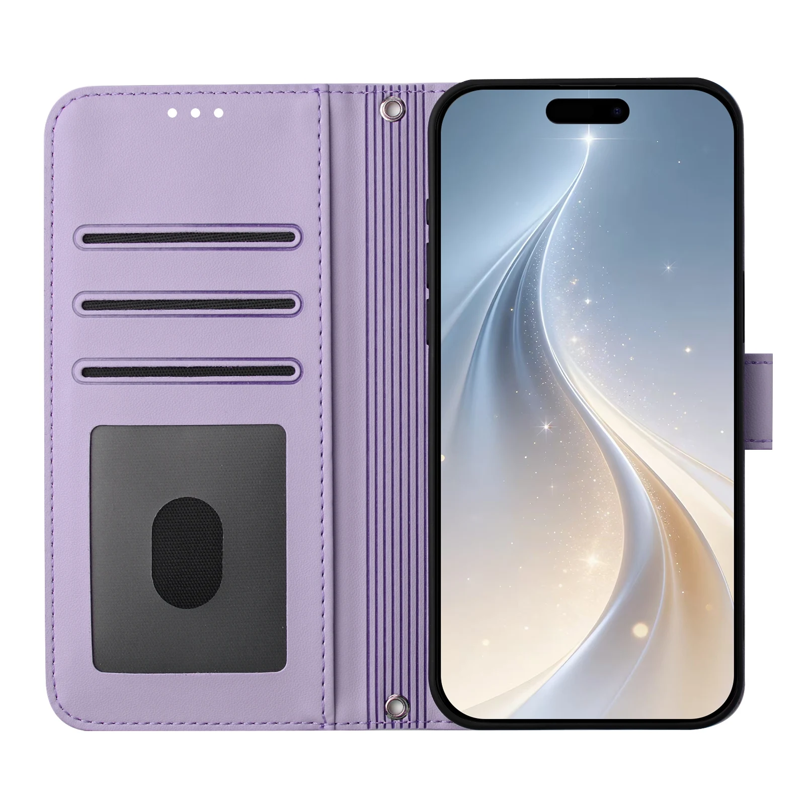 Cute Leather Wallet Flip Back Cover Phone Case