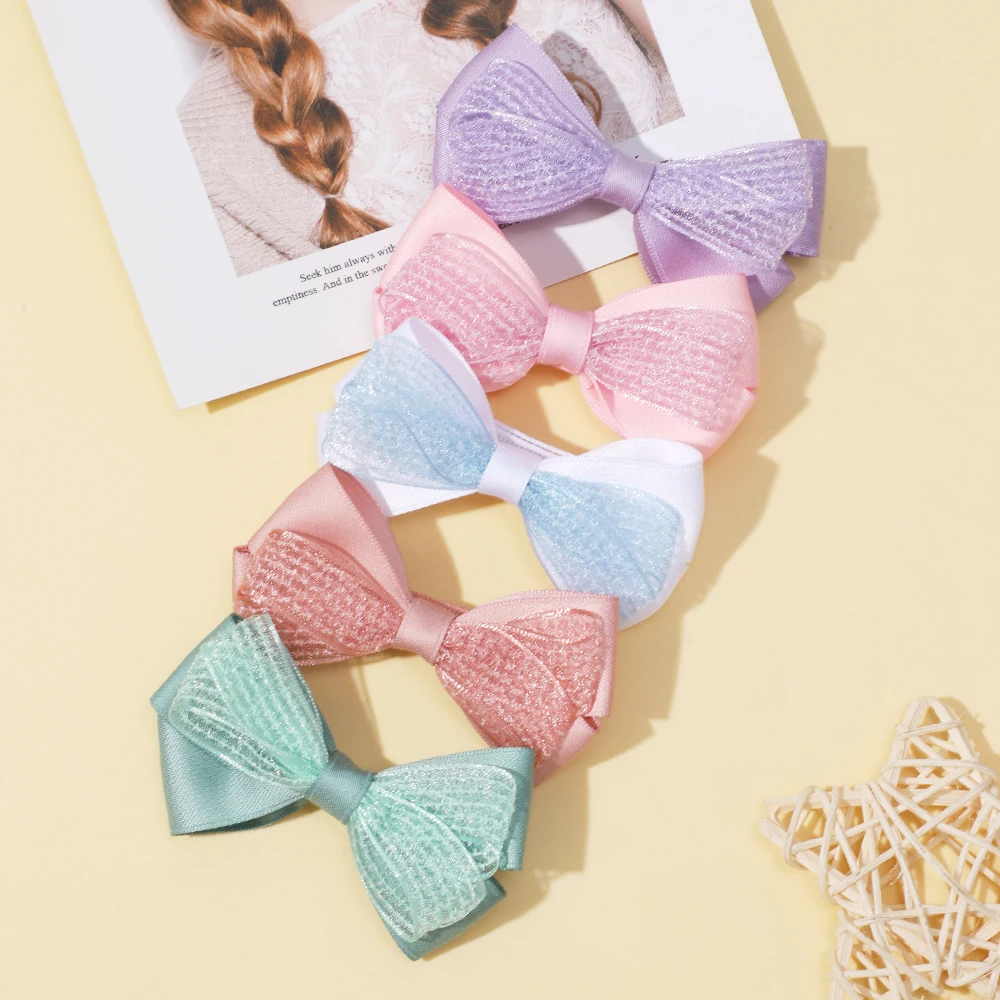 

Новинка заколка для волос с бантом однотонные Ленточные заколки для волос с бантом из марли милые детские головные уборы для девочек Детские аксессуары для волос фото реквизит