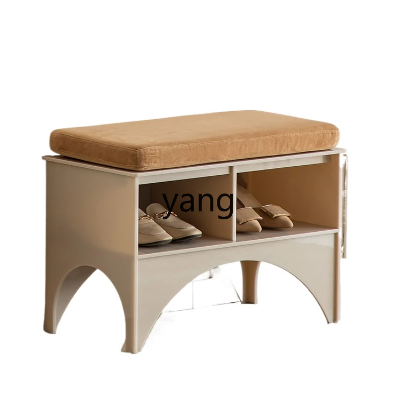 

LXL Hallway Shoe Changing Stool Home Doorway Home Can Sit Small Apartment High Sense