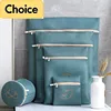 6 Size Embroidery Washing Machine Laundry Lingerie Bag Underwear Bra Socks Wash Net Large Capacity Clothes Storage Organizer 1