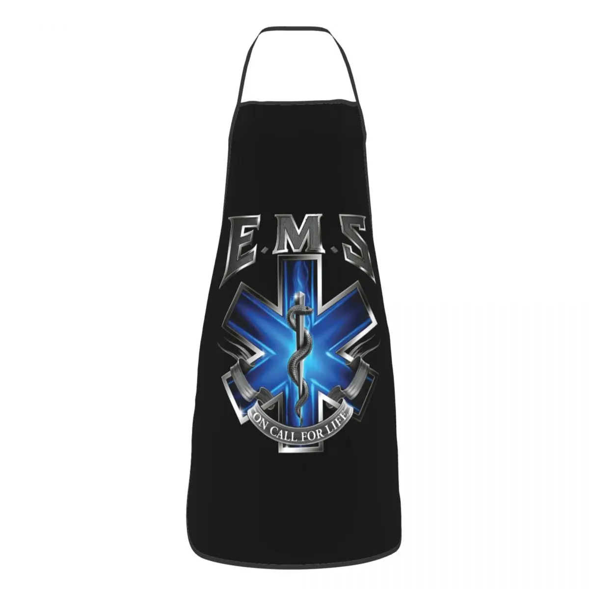 

Фартук Ems Star Of Life для женщин и мужчин, унисекс нагрудник Emt, медицинский кухонный фартук для готовки, кухонный шеф-повар, садоводство