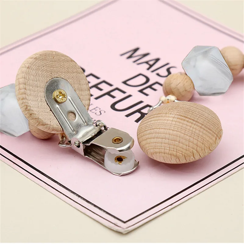 1 PCS Baby Pacifier Clip Childrens Soothing Toys Silicone Pacifier Chain