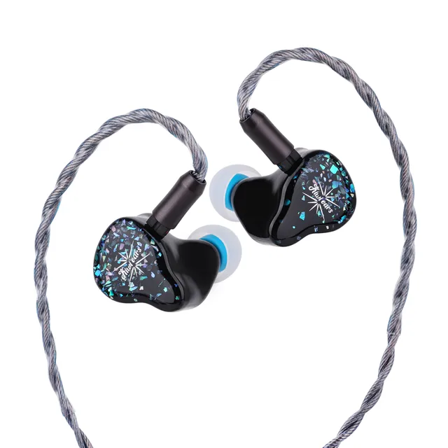 1DD+6BA Hybrid IEM Earphone Professional Audiophile In-Ear Monitor Wired Earbuds 1