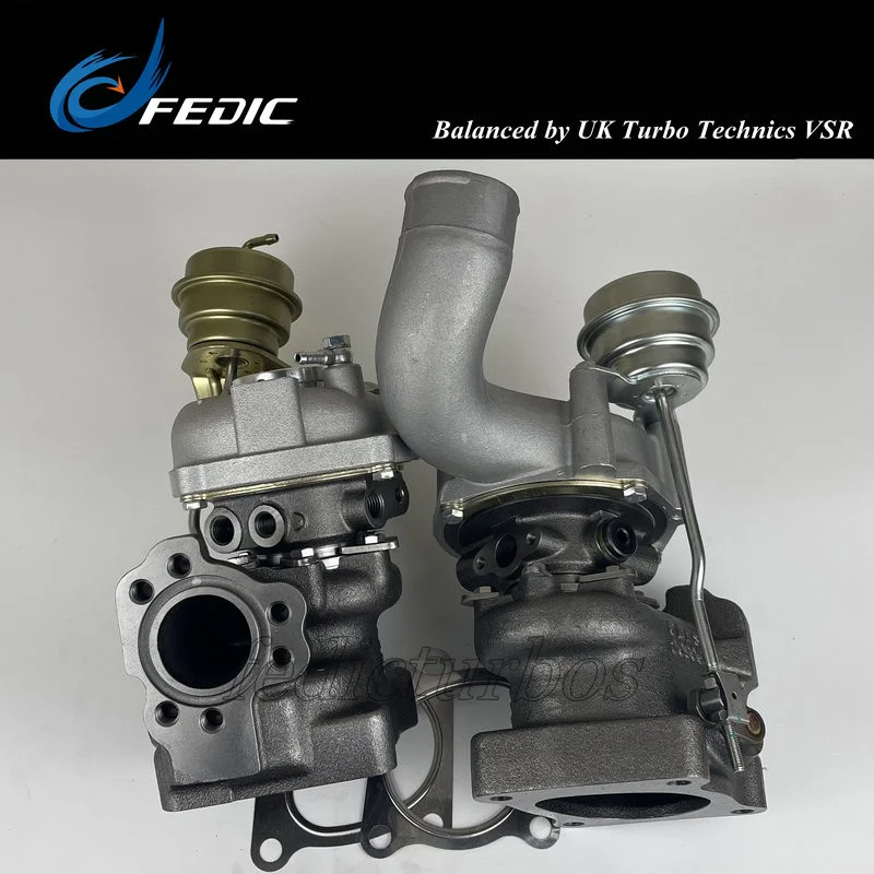 Twin Turbolader K04 53049880025 53049880026 Turbine volle turbo 