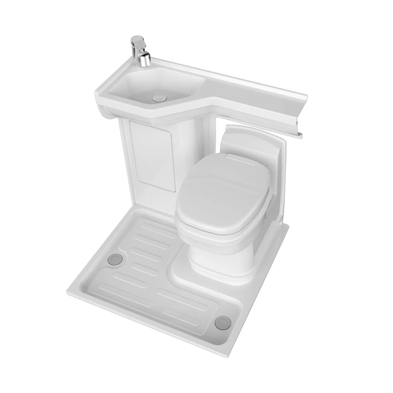 

RV Blister Bathroom Shower Base Support 800 X800 Quanshun Compact Universal Bathroom