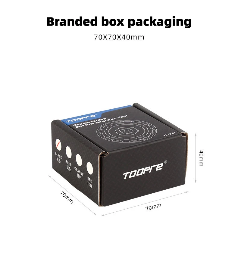 TOOPRE 5-in-1-Tretlager-Entfernungswerkzeug für Shimano BBR-60/FSA-386/DUB 16T/BB-9100/44 mm Reparaturwerkzeug für die Mittelachse des Fahrrads – Detail 19
