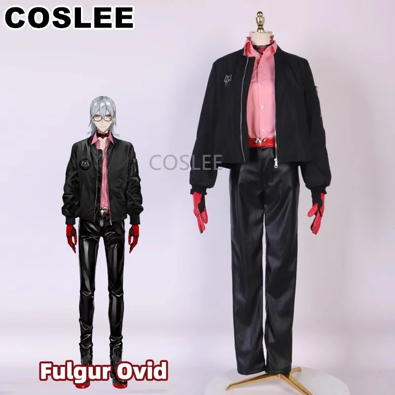 

COSLEE Fulgur Ovid VTuber Nijisanji EN Noctyx New Clothes Cosplay Costume Fashion Handsome Uniform Halloween Party Outfit 2023