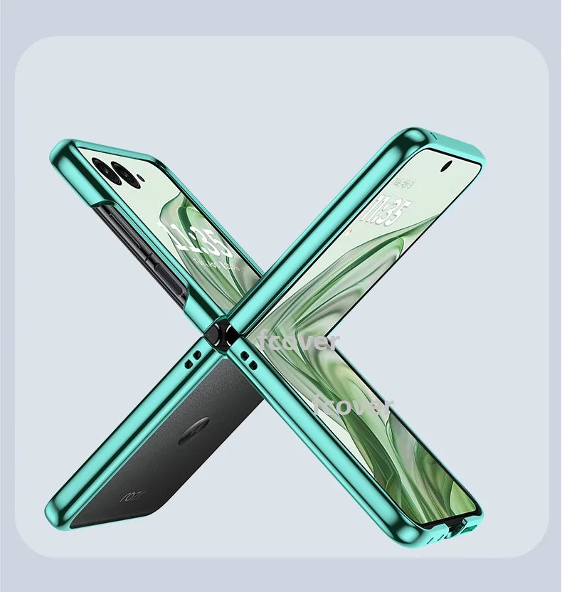 Clear Back Hard Protection Case with Frame Plating