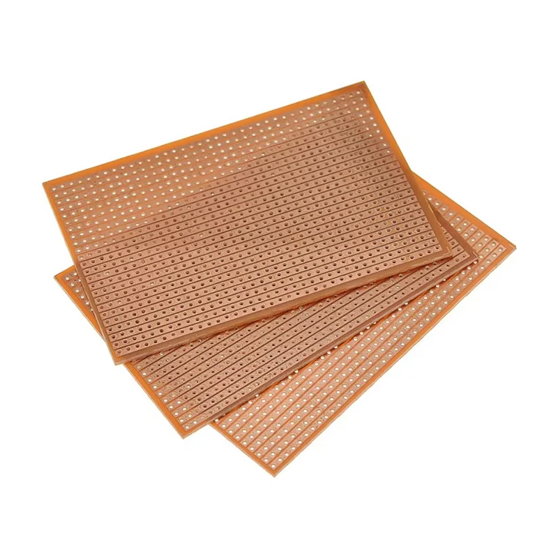 5/10PCS DIY 6.4x9.5 6.4*9.5CM Prototype Paper PCB Universal Experiment Matrix Circuit Board Single Row Continuous Hole 64x95MM