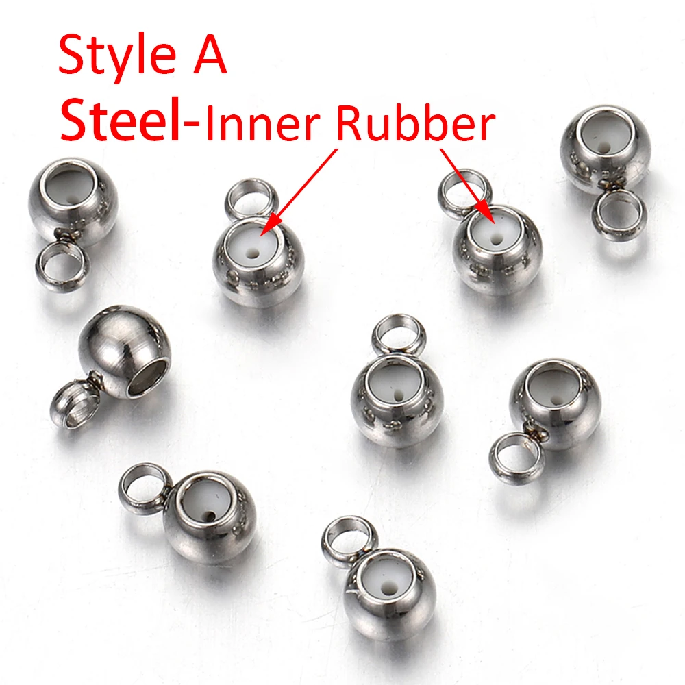 6 Pc Bead Stoppers Original 1/2 Inch Wide Stainless Steel, Stop Beads from  falling, keep jewelry making projects in place - BSTOP6