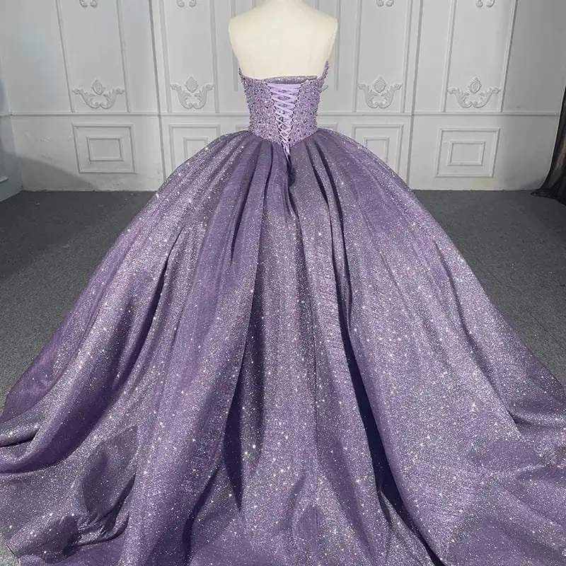 Robe de Bal Élégante pour Femme, Tenue Violette, Bar Mitzvah, CAN ac, 2024