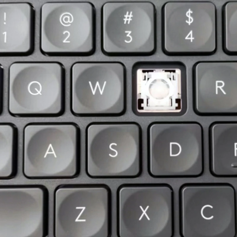 Substituição Keycap Chave Boné & Scissor Clipe & Dobradiça para Logitech Artesanato mx Chaves Teclado Greyblack Inglês - Imagem 5