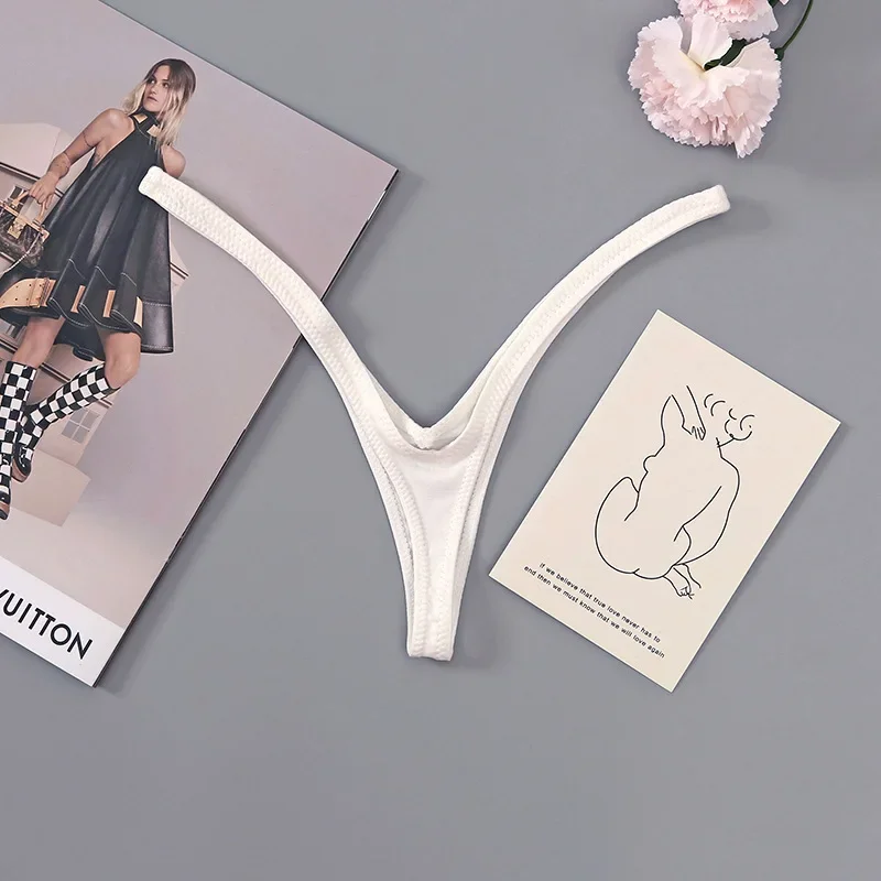 Women Panties Female Underwear Womens Underwear Brazilian Underwear Deep V Thong Breathable Sexy Low Waist
