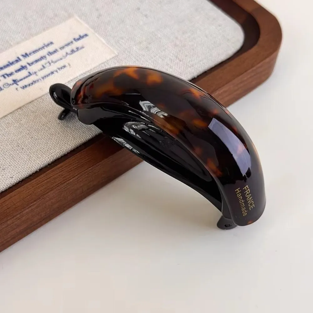 Mode Retro Hohe Pferdeschwanz Schnalle Clip Acetat Einfache Temperament Barrettes Stirnband Haarnadeln Twist Haar Clips Frauen Mädchen Geschenk – Detail 2