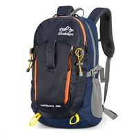 Oxford Cloth Backpack For Men New Waterproof Outdoor Camping Mountaineering Knapsack Teenagers Hiking Travel Backpack Dark Blue 1