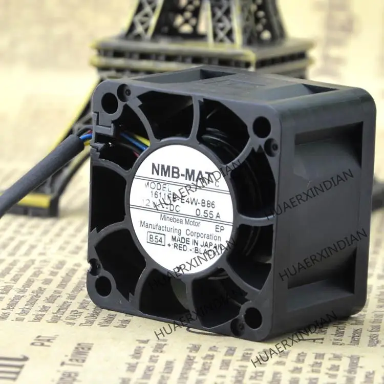 

Новый комплект для сборки охлаждающего вентилятора 1611FB-E4W-B86 DC12V 0.55A4 125