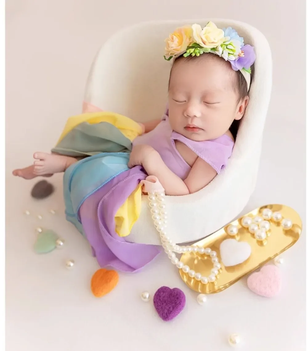 

Newborn Photography Props Baby Girl Costume Princess Dress Photography Dresses Baby Suit Bebe Baby Accessories Newborn