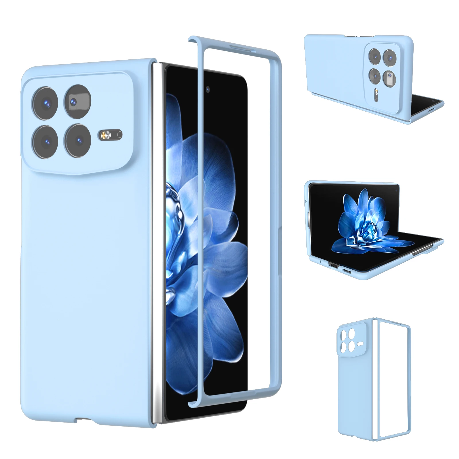 Ultra-Thin Skin Feel Hard Case - Anti-Fouling, Comfortable Grip, Super Slim Folding Protective Cover