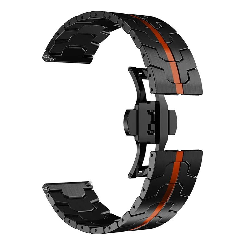 Premium Metal Strap - Elegant Business Bracelet Watchband (20mm/22mm)