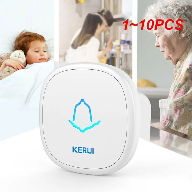 

1~10PCS Waterproof Touch Doorbell Button Wireless SOS Emergency Button 433MHz Alarm Accessories For KERUI Doorbel Alarm System