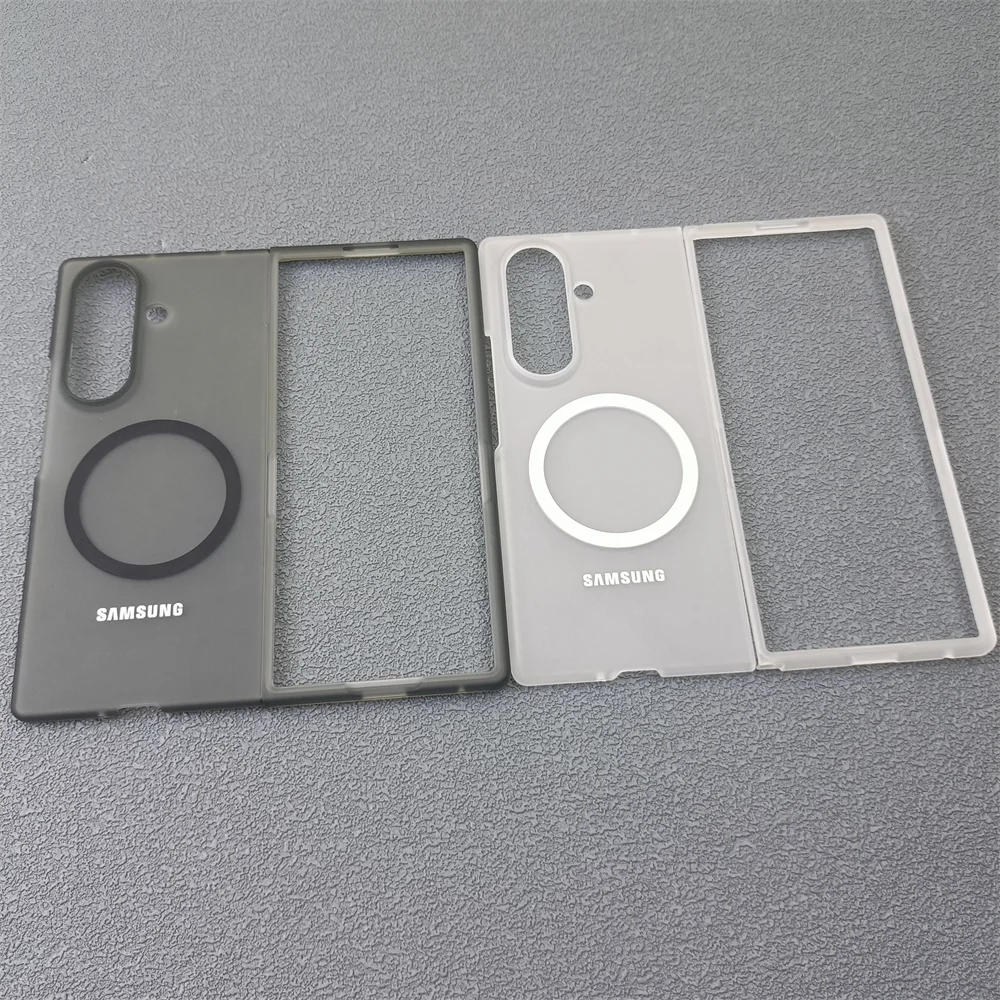 Ultra Thin Transparent Magnetic Back Cover Shockproof Case