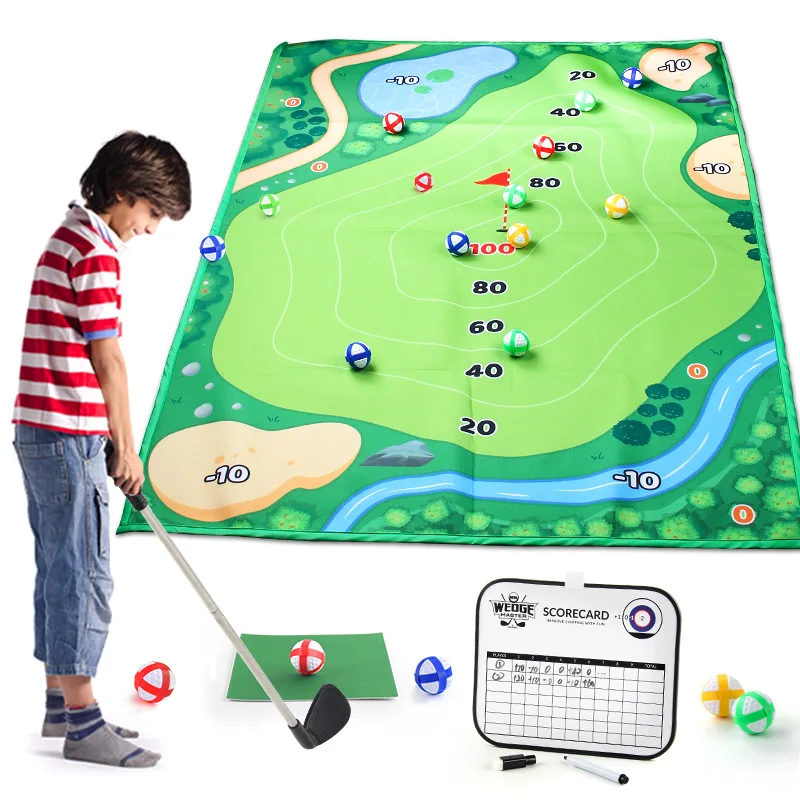 Kids Golf Club Set Golf Training Sport Game Interactive Fitness Early Educational Activities Parent-child Children's Gift Toys 3