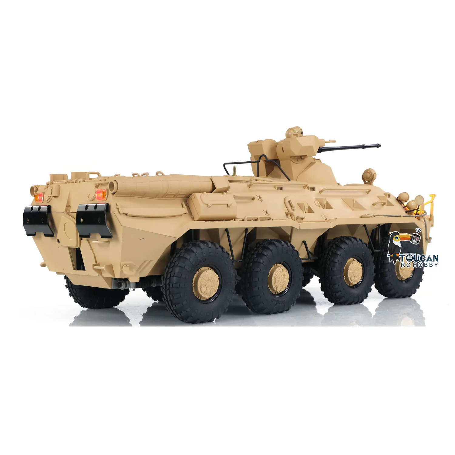 CROSSRC BT8 1/12 8X8 RTR RC Armored Transport Amphibious Vehicle Painted Radio Control Military RC Car Light Sound System Toys 3