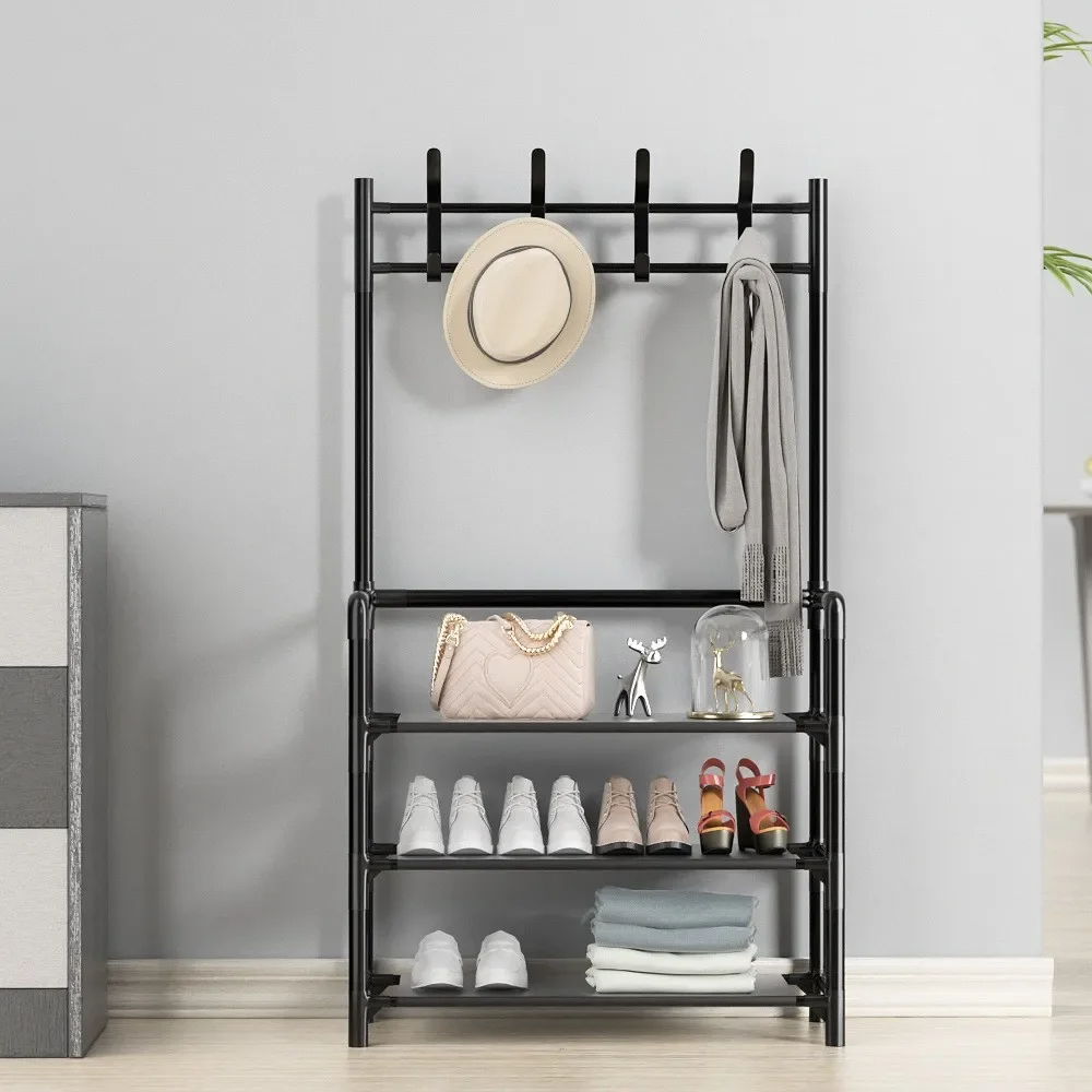 Hat Hook Closed Shoe Rack Organizer Sofa Hangers Hangers Dresses Umbrella Stand Shoes Rhinestones Hanger Door Back Storage Shelf