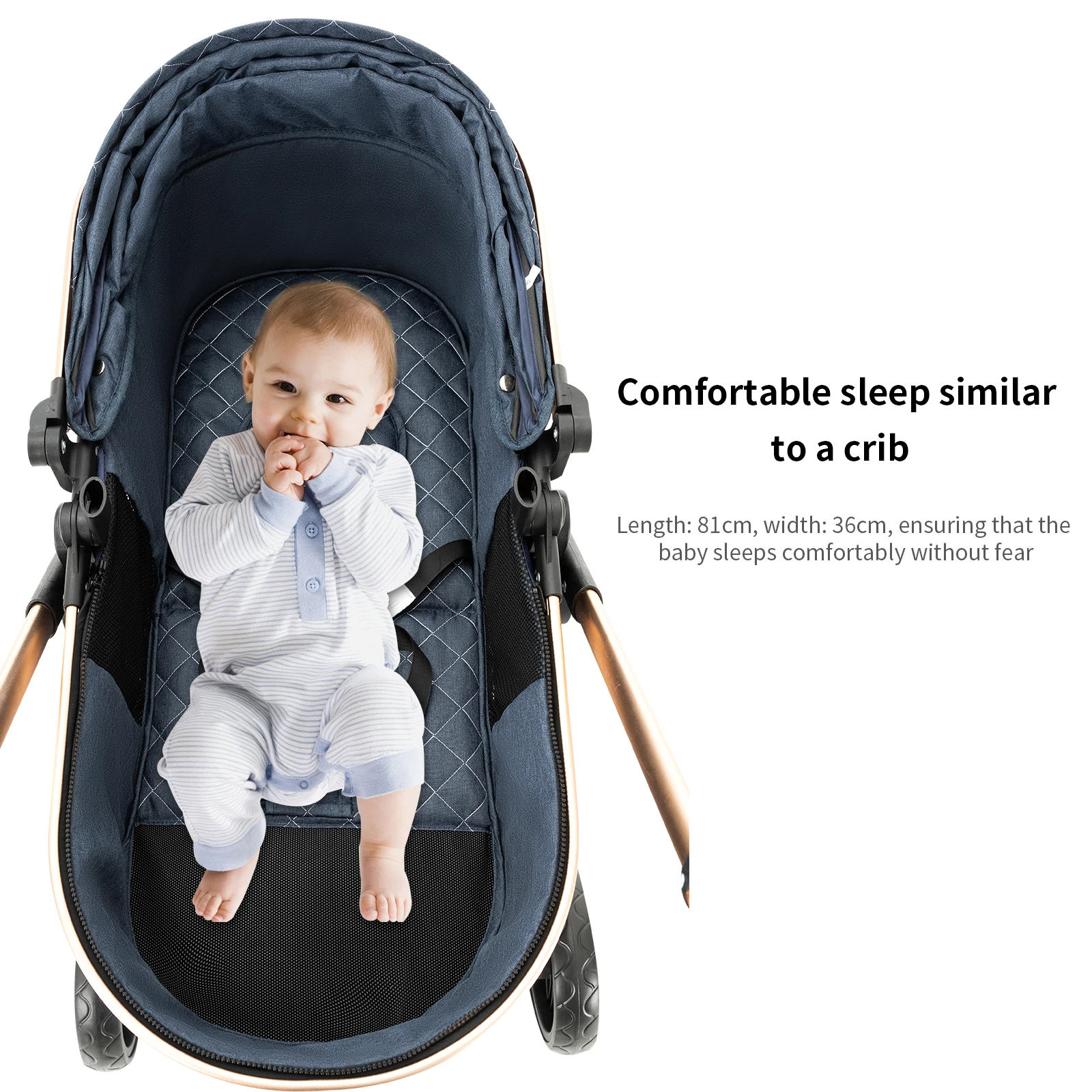 Baby stroller 3-in-1 baby cars baby newborn items Baby