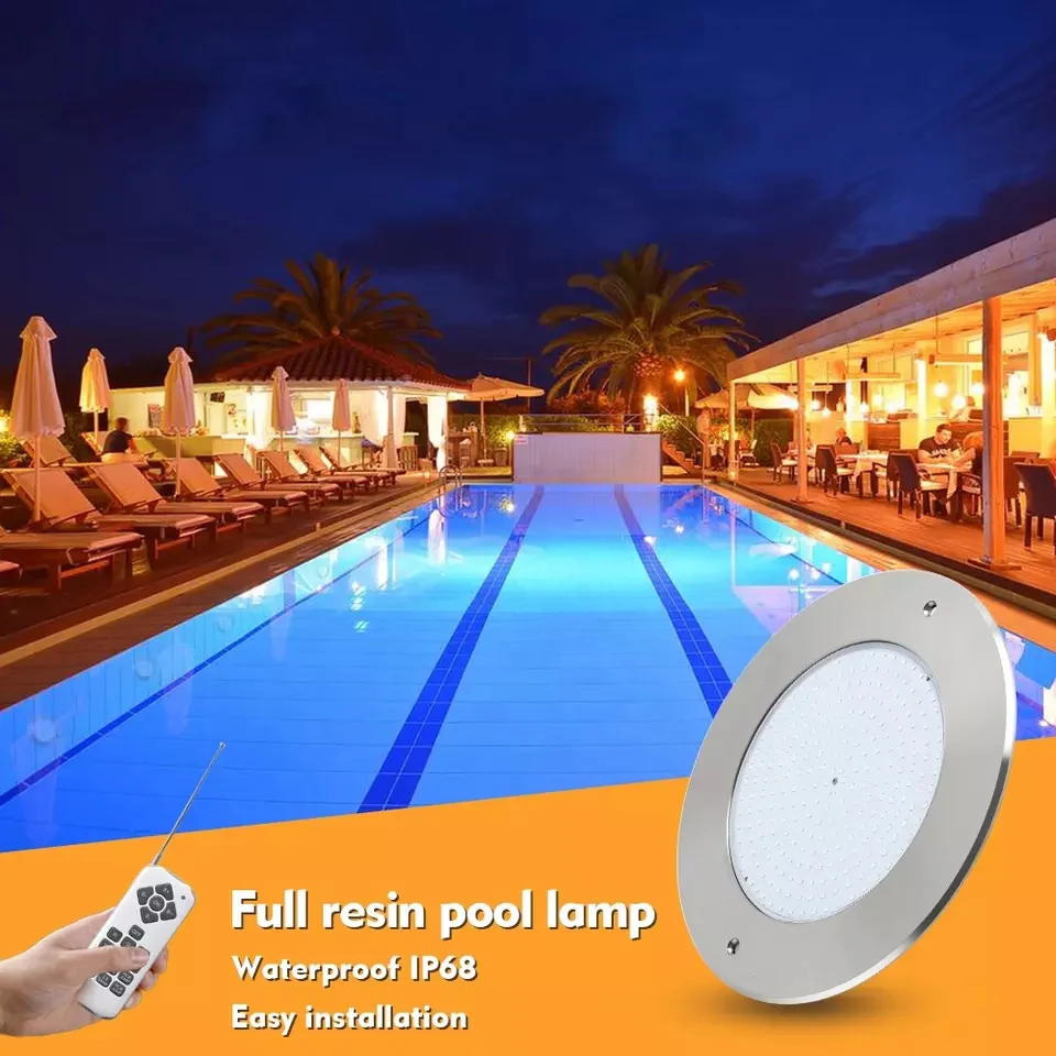 IP68SuperThin12V316StainlessSteelRGBW18W25W35wSMDpoollight