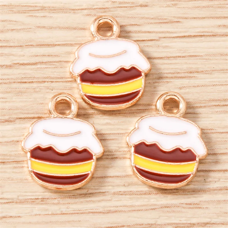 Tusember 20 Stück Gemischte Emaille-Cartoon-Bienen-Anhänger Niedliche Honigbienen-Charms für Halsketten Ohrringe Armbänder Schmuckherstellung Basteln – Detail 6