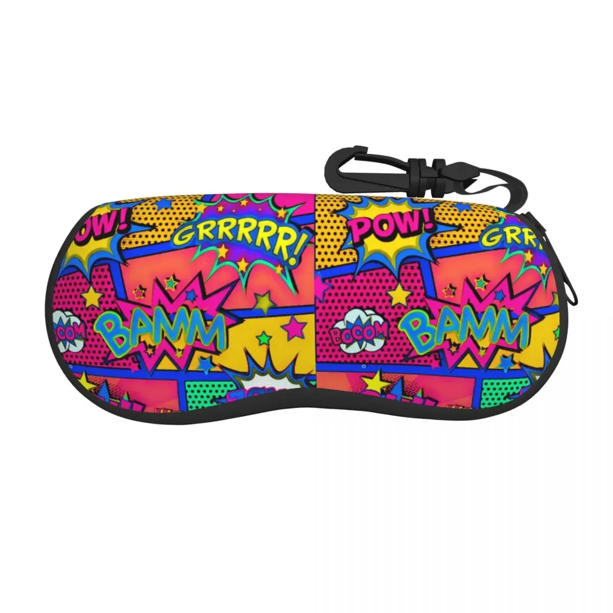

Superhero Cartoon Anime Shell Glasses Case Lightweight Eyewear Storage Box Outdoor Portable Anti-Pressure Sunglasses Case Pouch