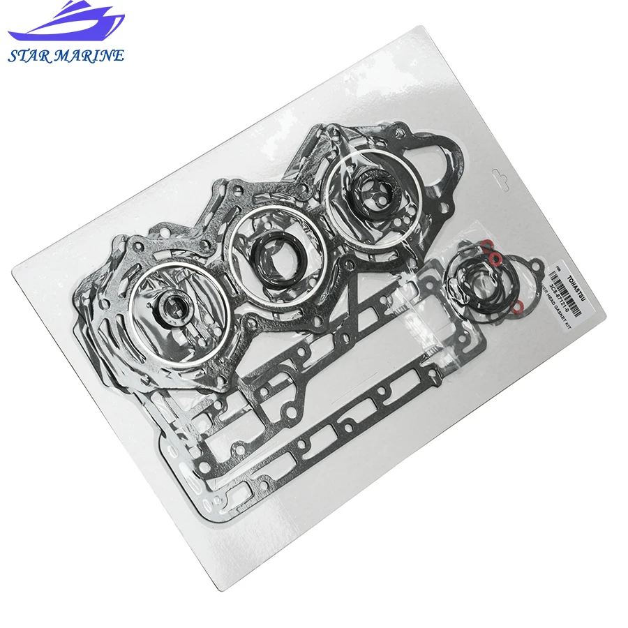 3C8-87121-0 토하츠 닛산 2T 40HP 50HP NS40D2 NS50D2 선외기 엔진용 파워 헤드 가스켓 키트