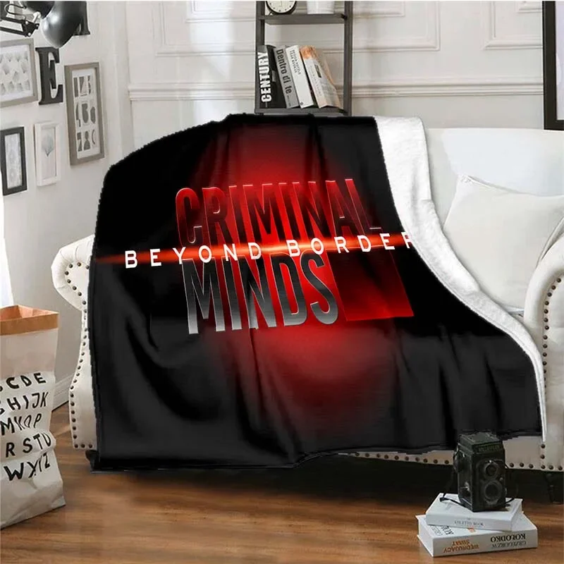 New Sofa Bed Blanket Soft Warm Criminal minds 3D Print Blanket Cover Fleece Throw Blanket Adult Children's blanket 2