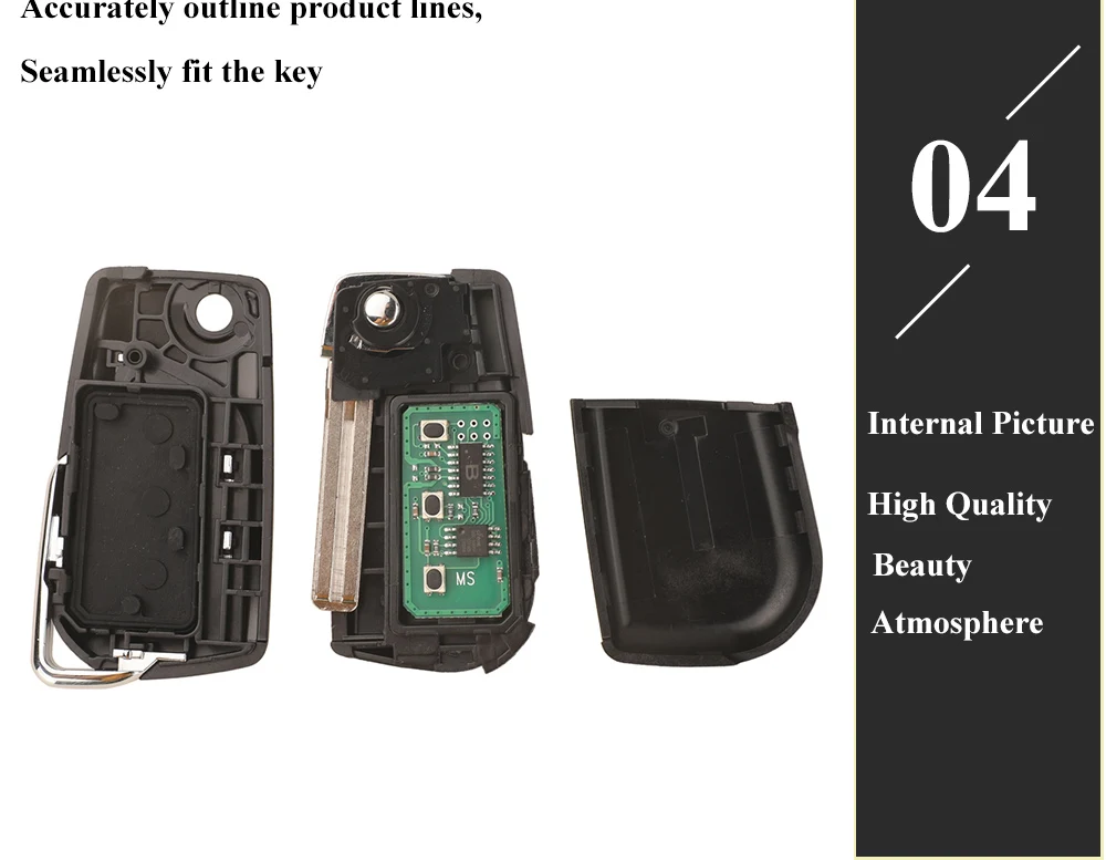 Jingyuqin GQ4-73T /HYQ12BFA 314 Mhz H (8A) Chip Fernbedienung Auto Schlüssel Für Toyota RAV4 Camry Corolla 2015 2016 2017 2018 2019 2020 2021 – Detail 10