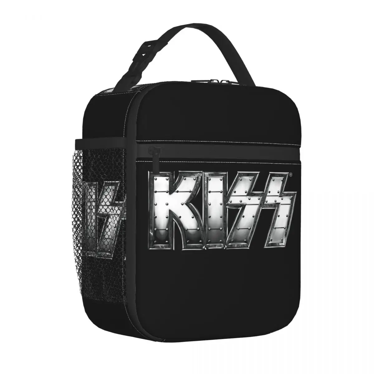 Kiss Heavy Metal Insulated Lunch Bags Thermal Lunch Container Rock Brand Large Box Tote Girl Boy College Travel