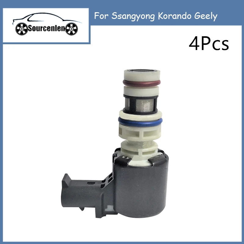 

4Pcs OEM New DSI BTR M11 M78 EPC And Shift Solenoid 0578-640123 Fits For Ssangyong Korando Geely